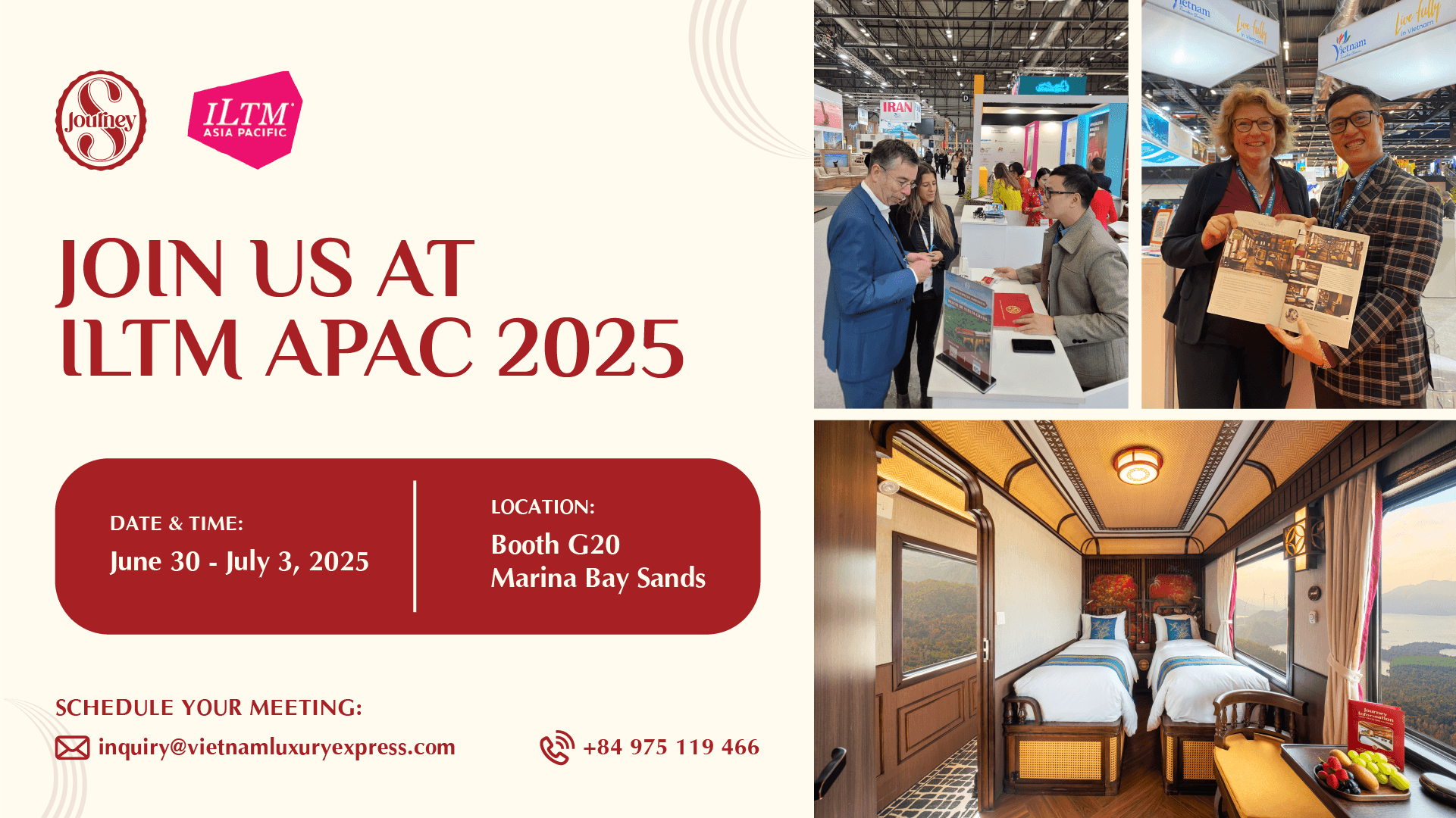 SJourney Brings Vietnam’s Premier Luxury Rail Experience to ILTM Asia Pacific 2025 1 Thumbnail ILTM APAC