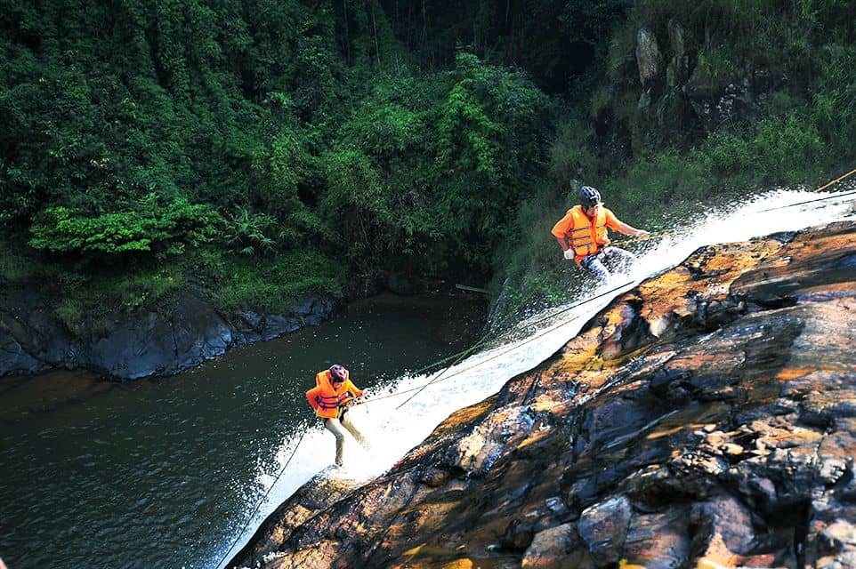 Luxury Family Holidays Vietnam: Your Guide to Unforgettable Family Adventures 6 dalat-waterfall-rappelling